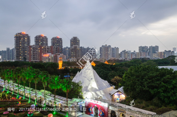 俯瞰世界之窗園區(qū)