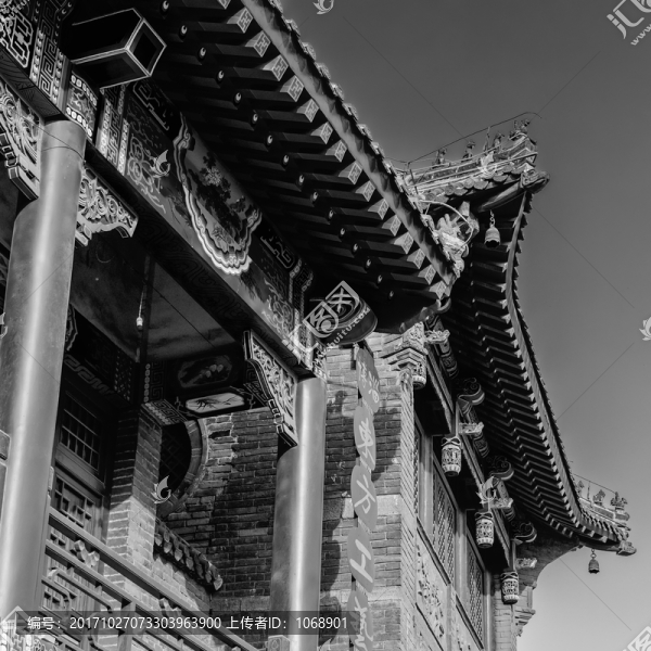 魁星閣,古建筑屋檐