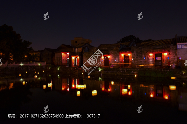 古村夜景