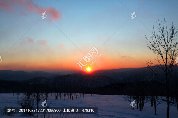 雪鄉(xiāng),雪景,清晨