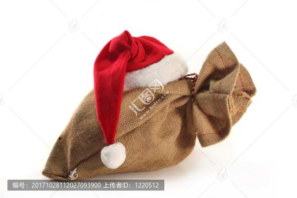 帶圣誕老人帽的包