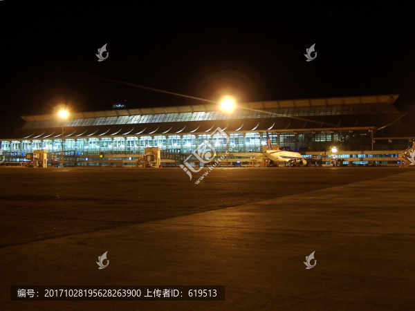 沈陽機場,航站樓,夜景