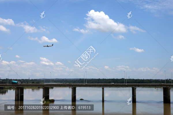 橋梁,天空,飛機(jī)