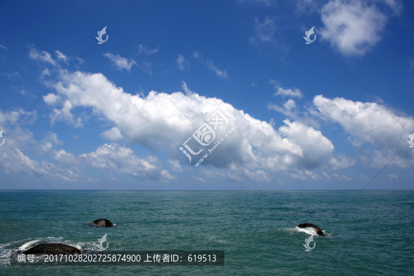 三亞,大小洞天,碧海藍天