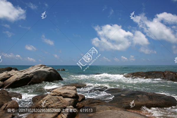 三亞,大小洞天,碧海藍天