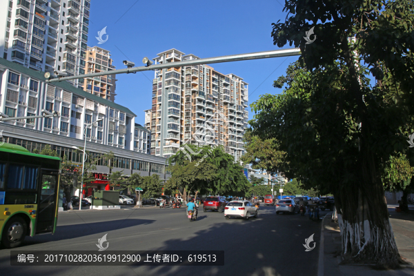 海南三亞,城市街景