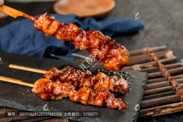 烤雞肉串-匯圖網(wǎng) www.fosd68.com 烤雞肉串