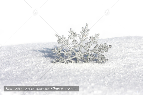 背景雪花