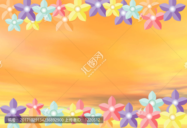五顏六色的花朵