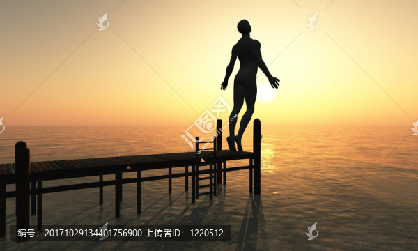 金色的早晨水02