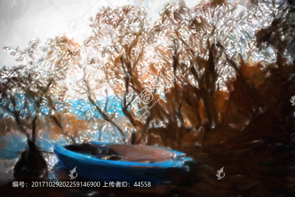 風(fēng)景畫,船