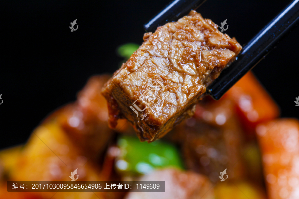 紅燒牛肉特寫