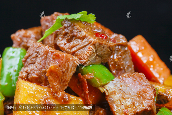 紅燒牛肉,特寫
