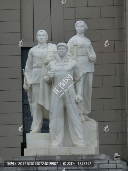 工農(nóng)聯(lián)盟雕塑,,人物雕塑