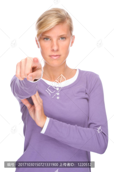 年輕的女人