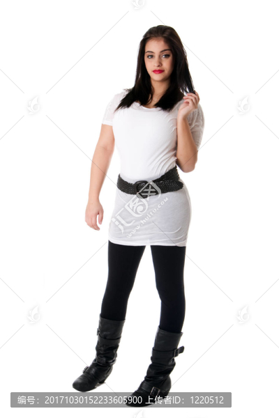 女人站著