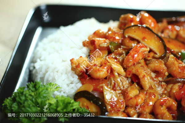 龍蝦蓋澆飯