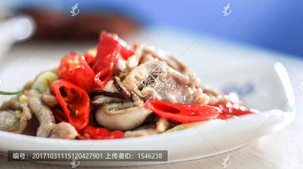 香菇肉片