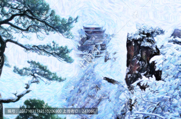 山水抽象畫(huà)