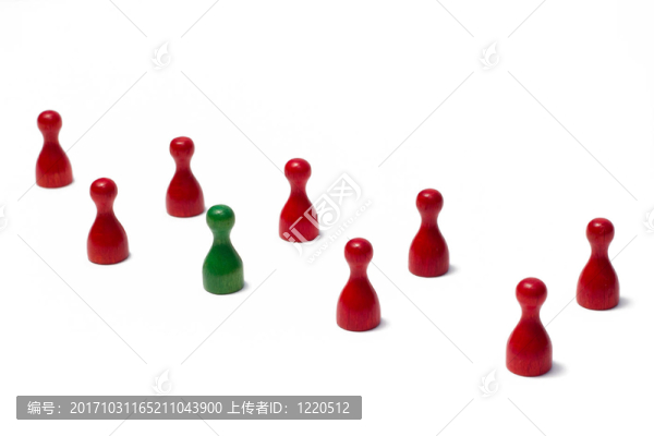 不同顏色的棋子