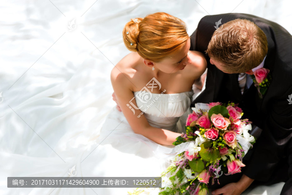 婚禮新娘和新郎