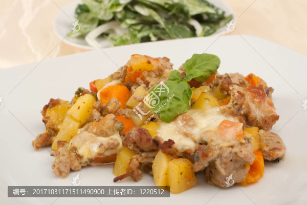 肉末南瓜土豆砂鍋