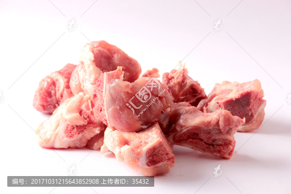 豬肉排骨特寫