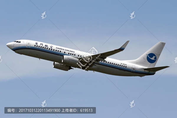 飛機起飛,廈門航空