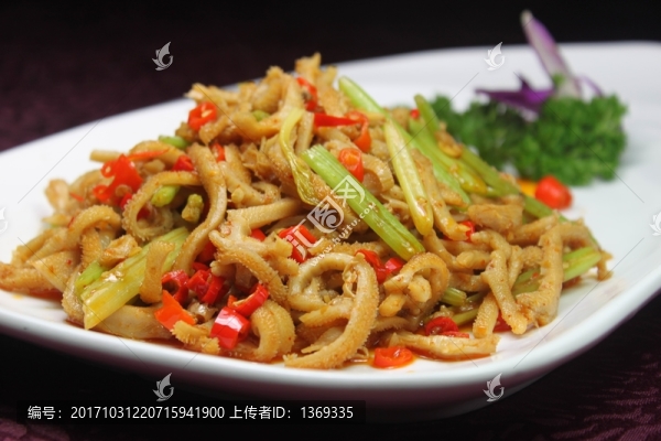 小炒羊肚絲