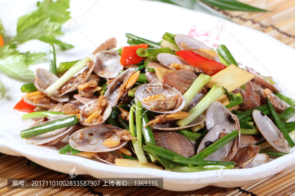 姜蔥炒花甲
