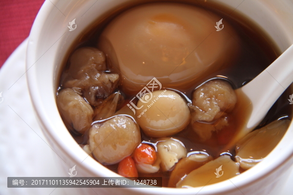 桂圓蓮子百合雞蛋糖水