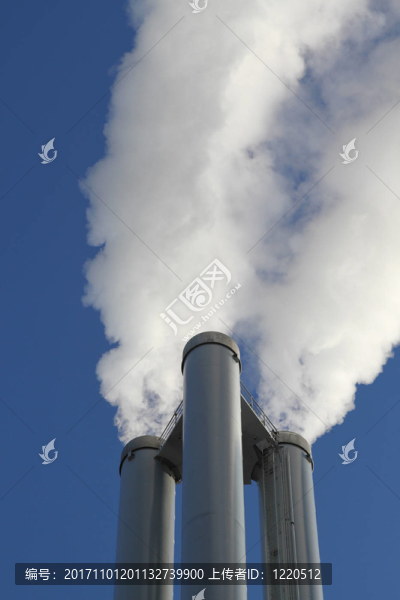 熱電廠的煙囪