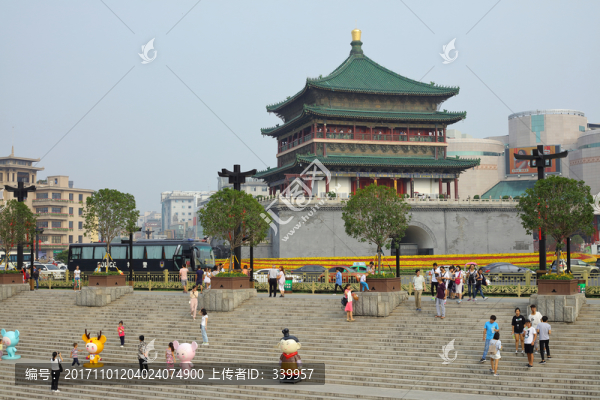 西安鐘樓,西安鼓樓,西安鐘鼓樓