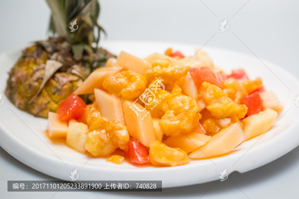 菠蘿蝦仁