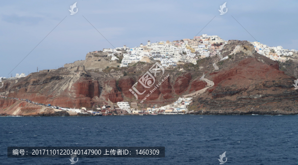 赭紅色海島
