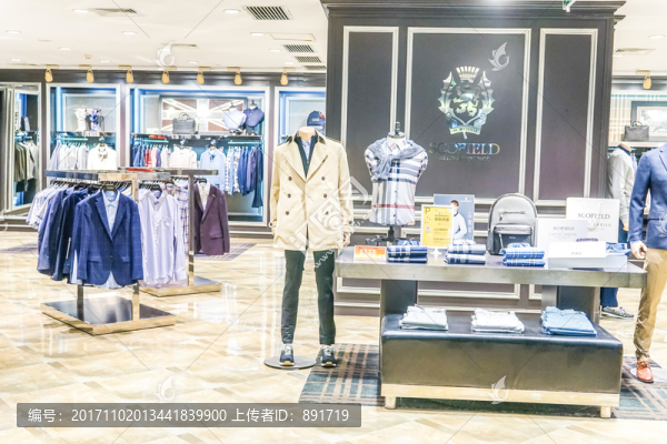 服裝店,男裝店,櫥窗展示,服