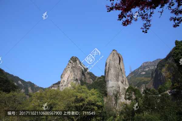 雁蕩山大龍湫景區(qū)剪刀峰