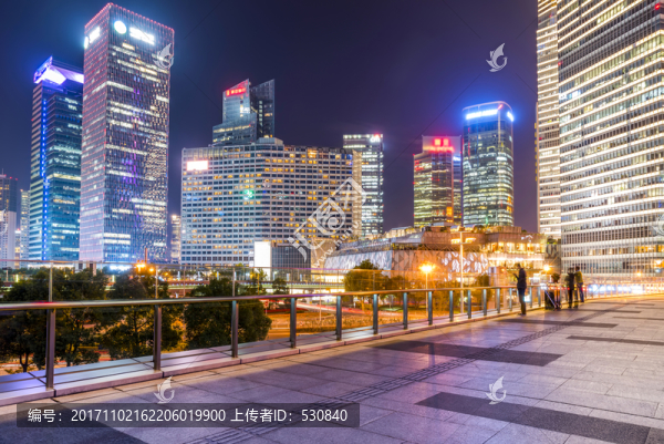 上海陸家嘴金融區(qū)夜景