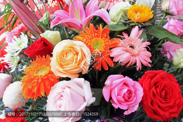 百合玫瑰鮮花