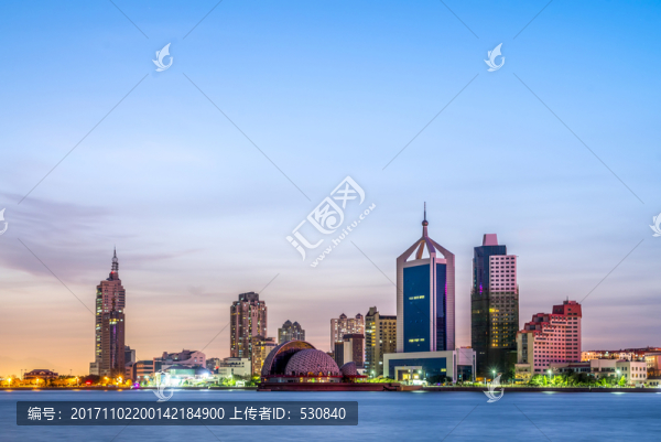 青島海濱夜景
