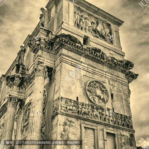 羅馬君士坦丁凱旋門(mén)-匯圖網(wǎng) www.fosd68.com 羅馬君士坦丁凱旋門(mén)