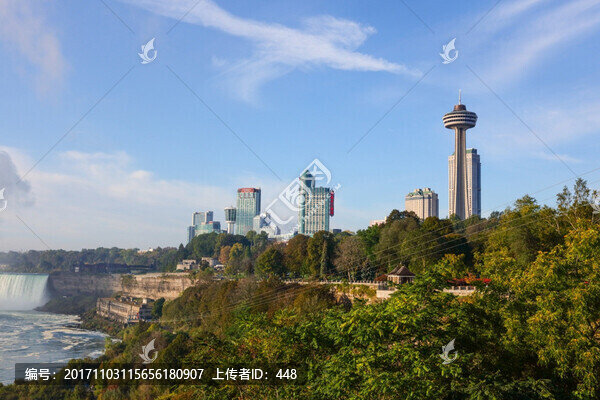 尼亞加拉大瀑布市街景,觀光塔