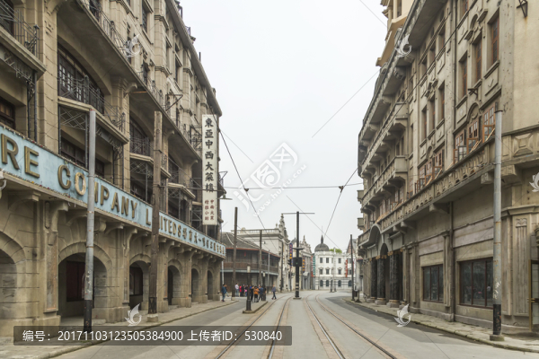 老上海民國(guó)街景