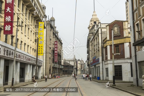 舊上海民國(guó)街景