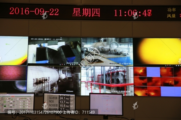 電廠集控室監(jiān)控畫面
