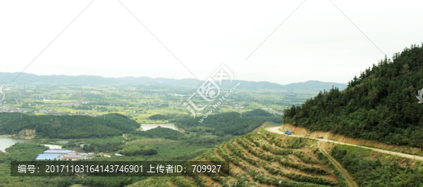 安徽,山脈,村莊