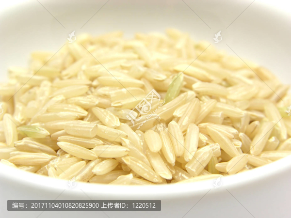 白底糙米碗