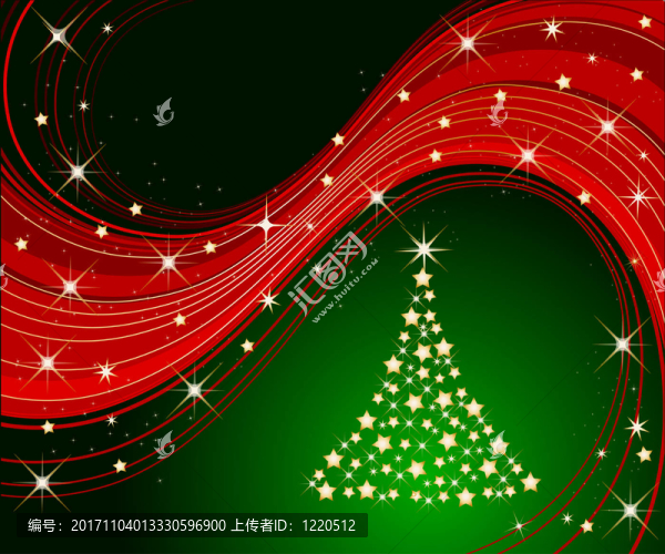 星星做的圣誕樹(shù)