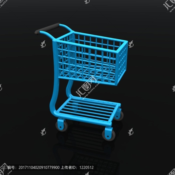 黑色購物車