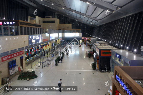 山西大同機場,航站樓內景